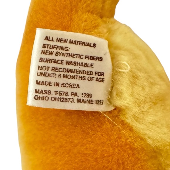 VINTAGE 1988 THE LAND BEFORE TIME CERA TRICERATOPS STUFFED ANIMAL PLUSH TOY - Picture 6 of 7